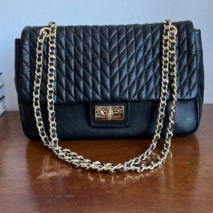 Chanel-inspired leather bag